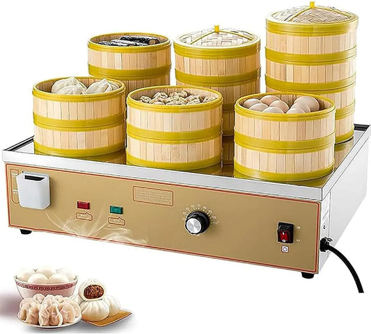 macchina per panini, piastra per panini e sandwich, libera installazione, vapore, professionale, per dim sum