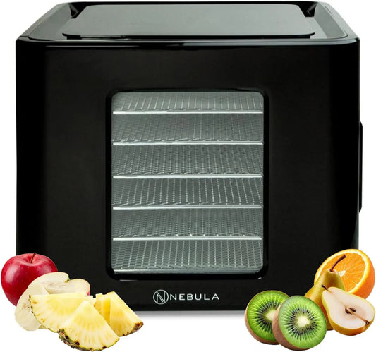 Asciugatrice, 400 W, asciugabiancheria, essiccatore per alimenti, Nebula Essiccatore Alimentare Da 400W Con 6 Ripiani
