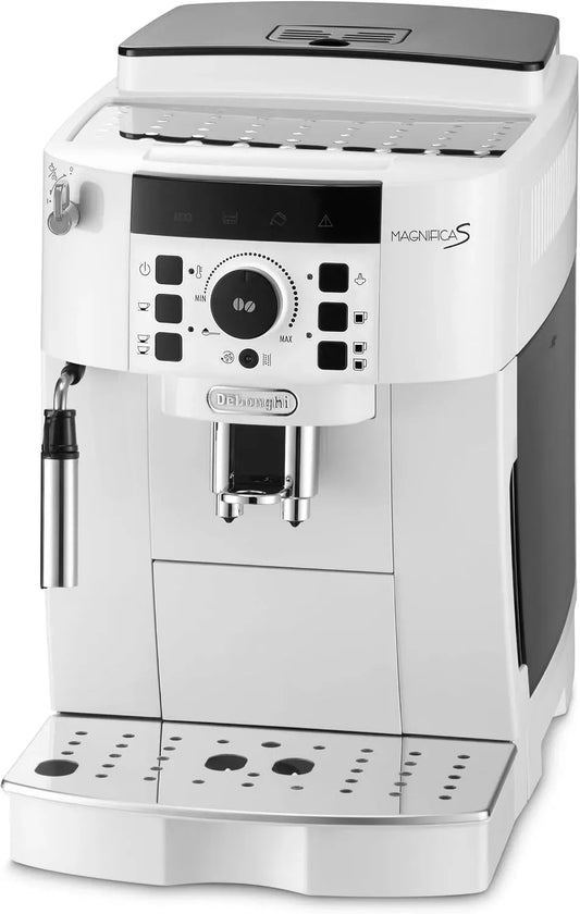 De'Longhi ECAM21.117.W Montalatte, cappuccinatore, 2 zone di temperatura, bianco, 2 Ricette Caffè, 2 Espressi Contemporaneamente