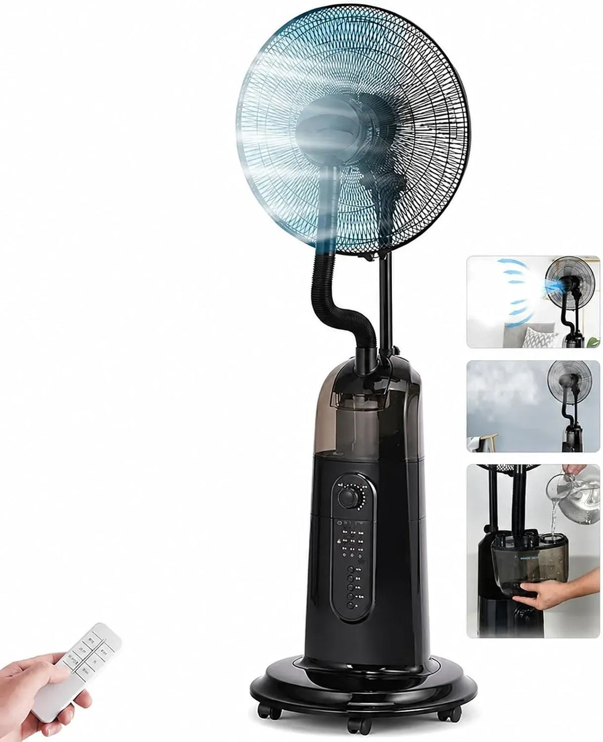 Raffrescatore evaporativo 280ml/h, portatile, raffreddatore evaporativo d'aria