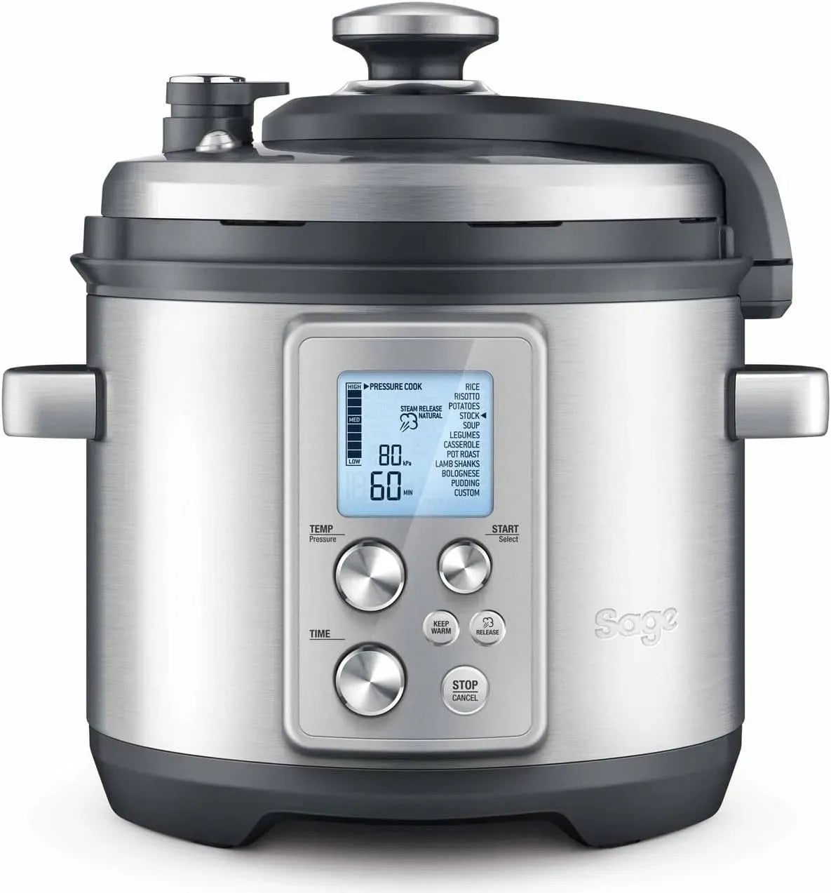 Sage The Fast Slow Go Pro, Acciaio Inox Spazzolato