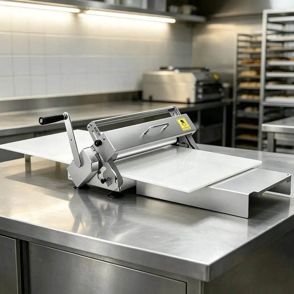 Croissant, crostatine e Dolci sfogliati, Laminatrice Manual Pieghevole per Pasta sfoglia