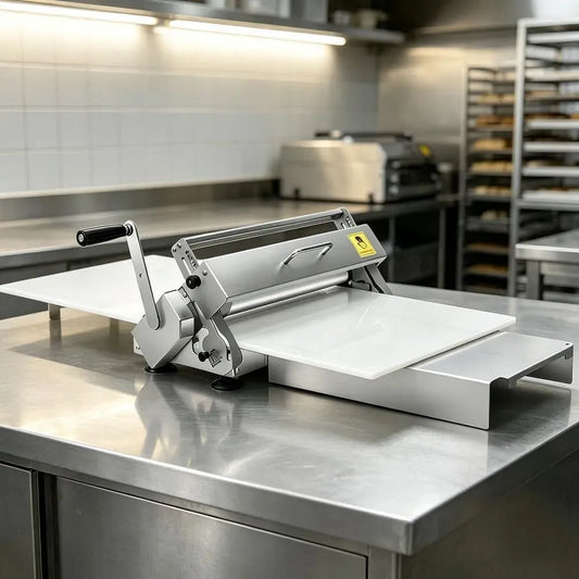 Croissant, crostatine e Dolci sfogliati, Laminatrice Manual Pieghevole per Pasta sfoglia