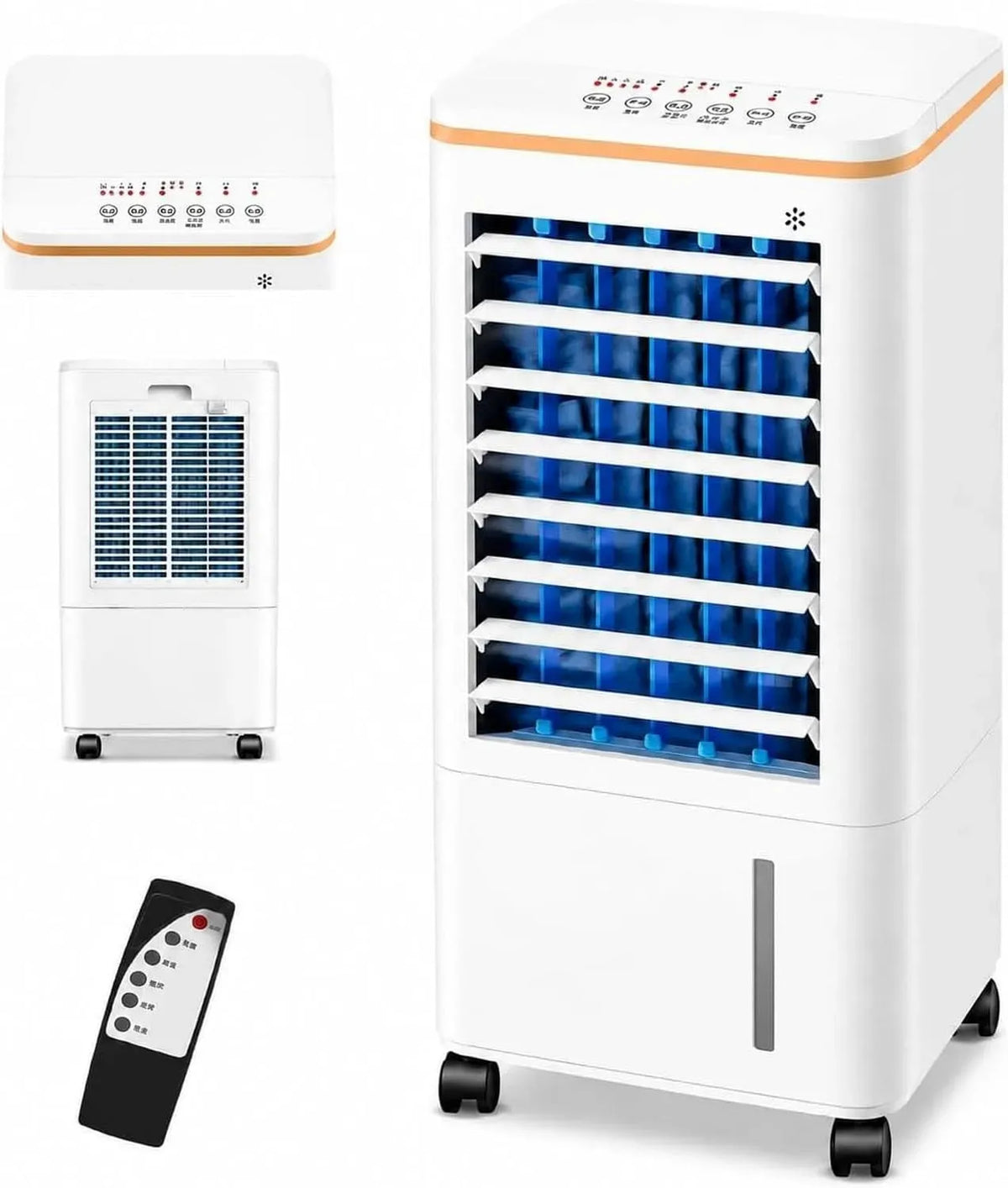 Condizionatore, portatile, climatizzatore, Raffreddatore, Design Compatto e Leggero per Un Raffrescamento Efficiente in Casa o in Ufficio