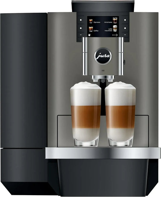 Jura X10 Macchina da caffè automatica, acciaio inox, Dark Inox