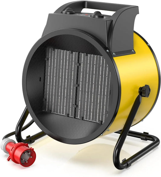 Stufetta Elettrica 9 kW, Ceramico Riscaldamento Rapido in 3 s
