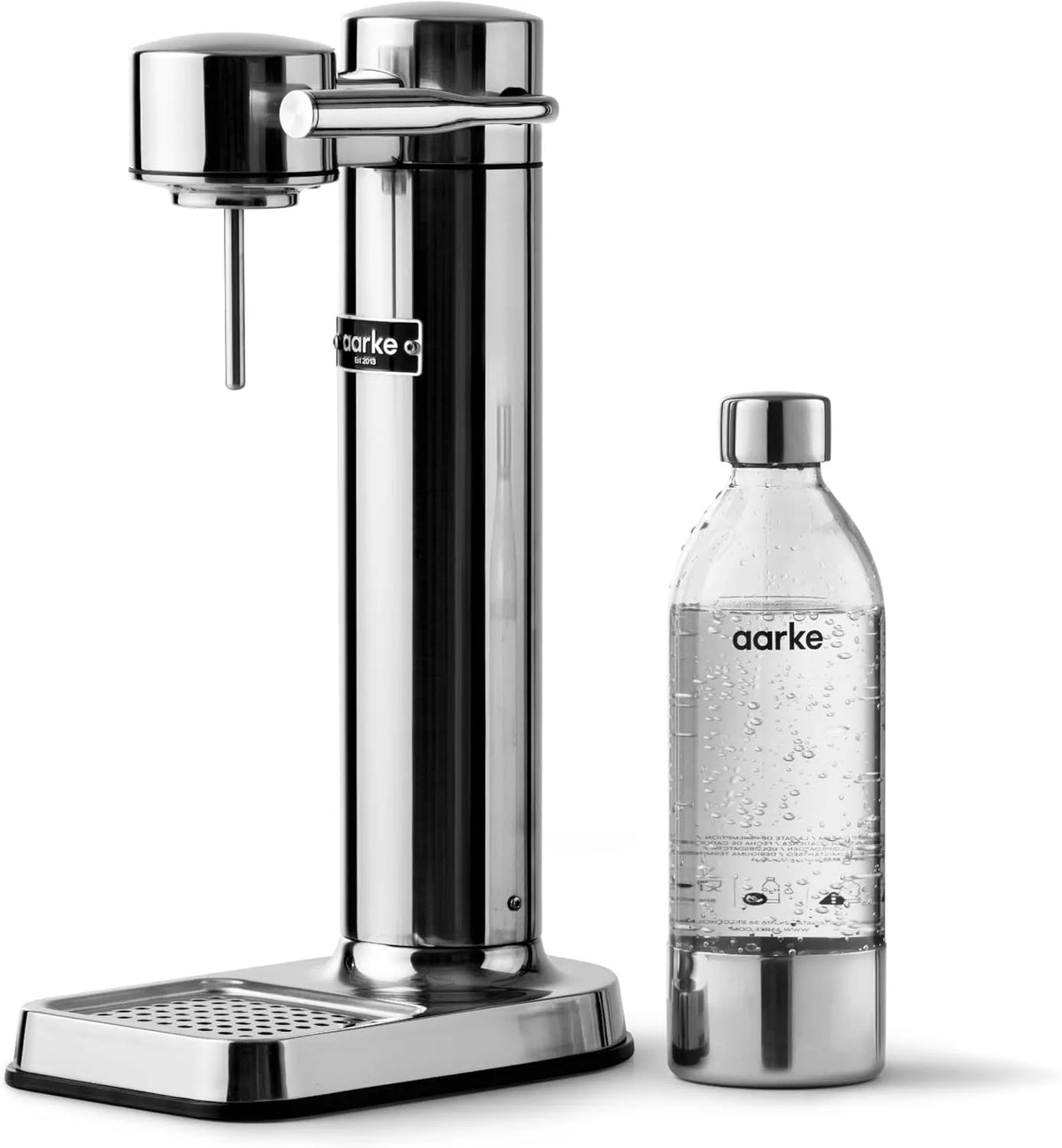 Bottiglia, acciaio inox, Aarke Carbonator 3 Gasatore d'acqua e Bottiglia