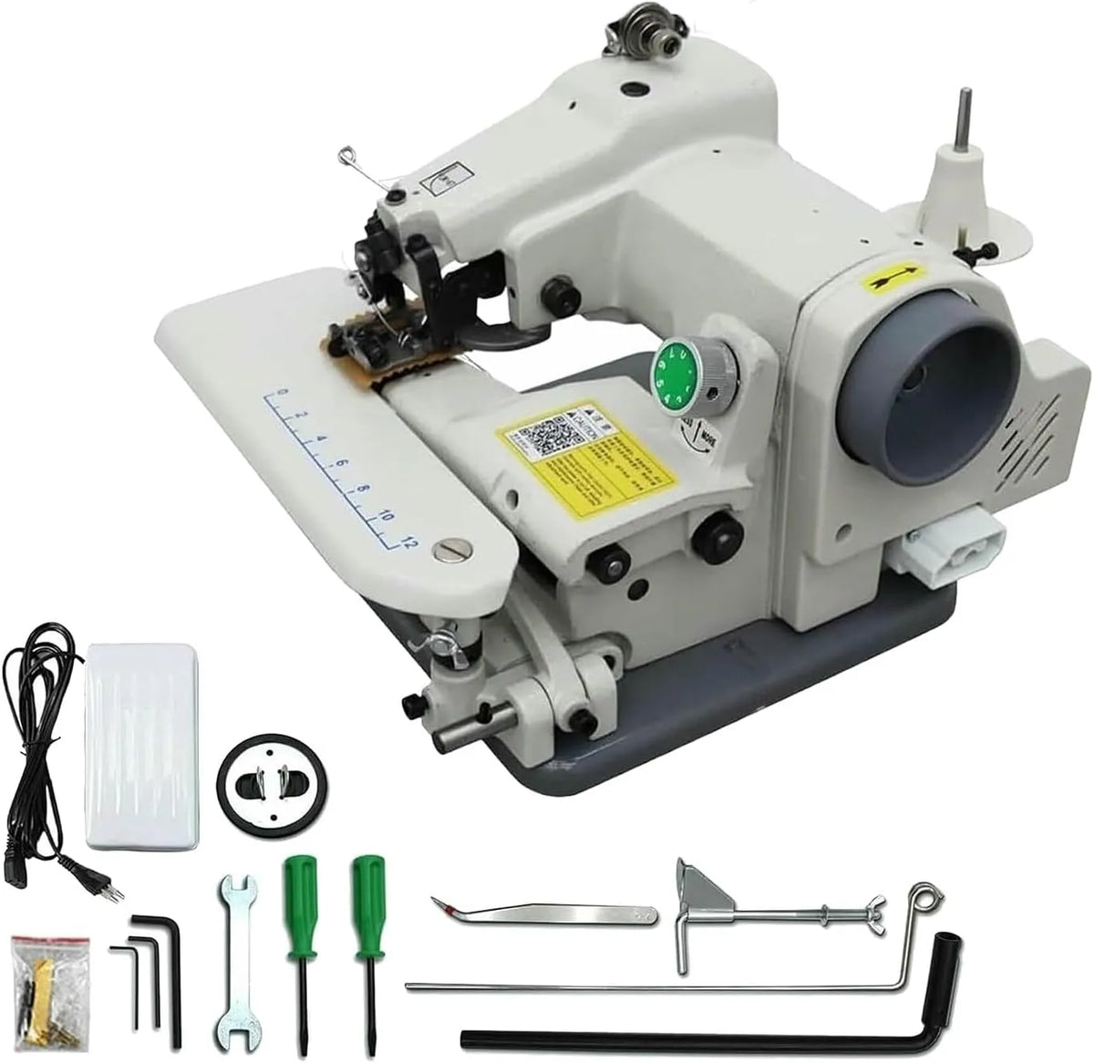 Macchina da Cucire, macchina per cucito elettrica, 8 mm, portatile, per Orlare a Punto Invisibile