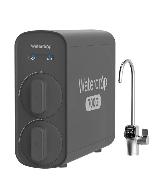 Rubinetto da cucina, Waterdrop G5P700, miscelatore e rubinetto lavello, Sistema RO con Rubinetto LED Smart