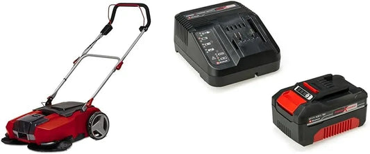 Einhell macchina spazzatrice per pavimenti, Batteria, nero