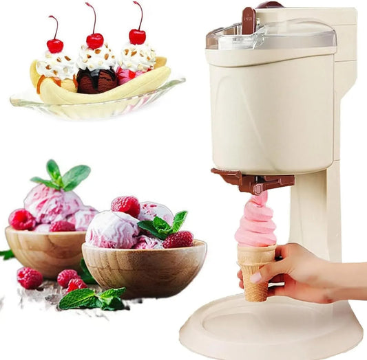 Macchina per Gelato, macchina per gelato e sorbetto, 1000 ml, per Gelato Artigianale Fatto in Casa 1000ml