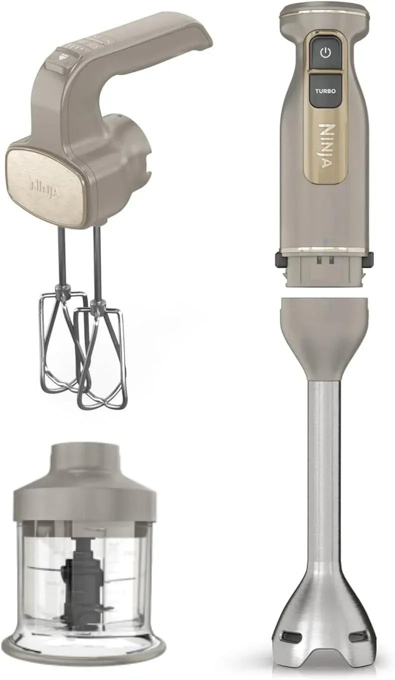 Ninja CI100EUSTGD Frullatore, pietra oro, mixer da cucina, Foodi Frullatore a immersione