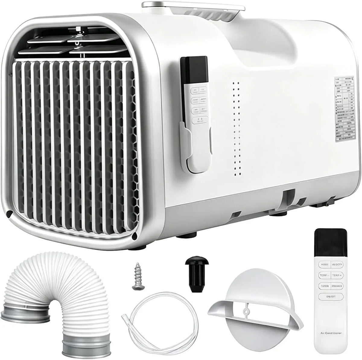 Condizionatore, 42 dB, Condizionatore 4400BTU/ 5100BTU, portatile, Mini Clima Silenzioso 42dB, d'aria portatile
