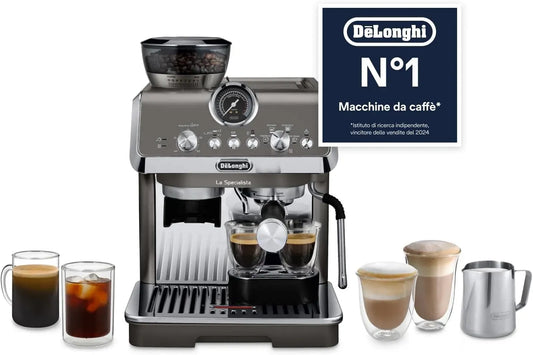 De'Longhi EC9255.T Montalatte, 1450 W, cappuccinatore, 2 zone di temperatura, Incluso Kit da Barista