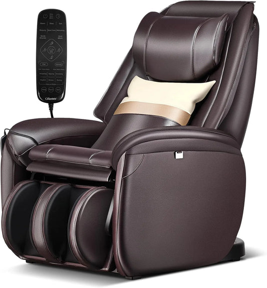 Poltrona relax con massaggio RELAX4LIFE, ruote di trasporto, professionale, Sedia Massaggiante Professionale con Binario SL