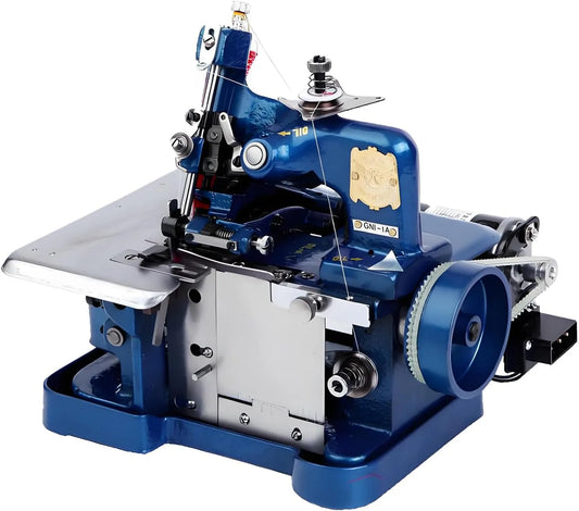 Macchina da Cucire, macchina per cucito elettrica, industriale, professionale, blu, per fabbriche di Abbigliamento e attività domestiche Blu