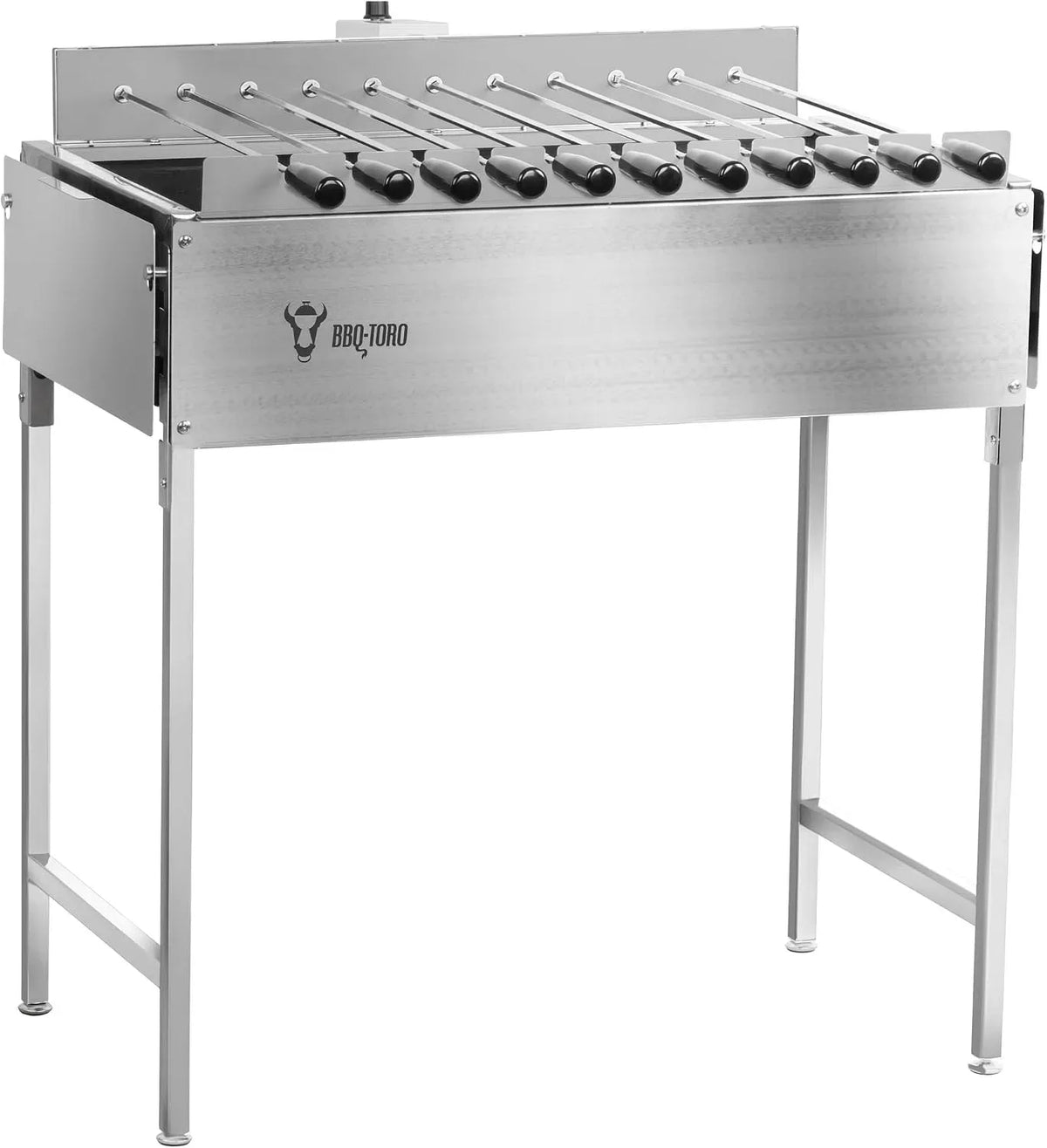Griglia, BBQ-Toro Griglia a carbone di legna dotato di girarrosto elettrico