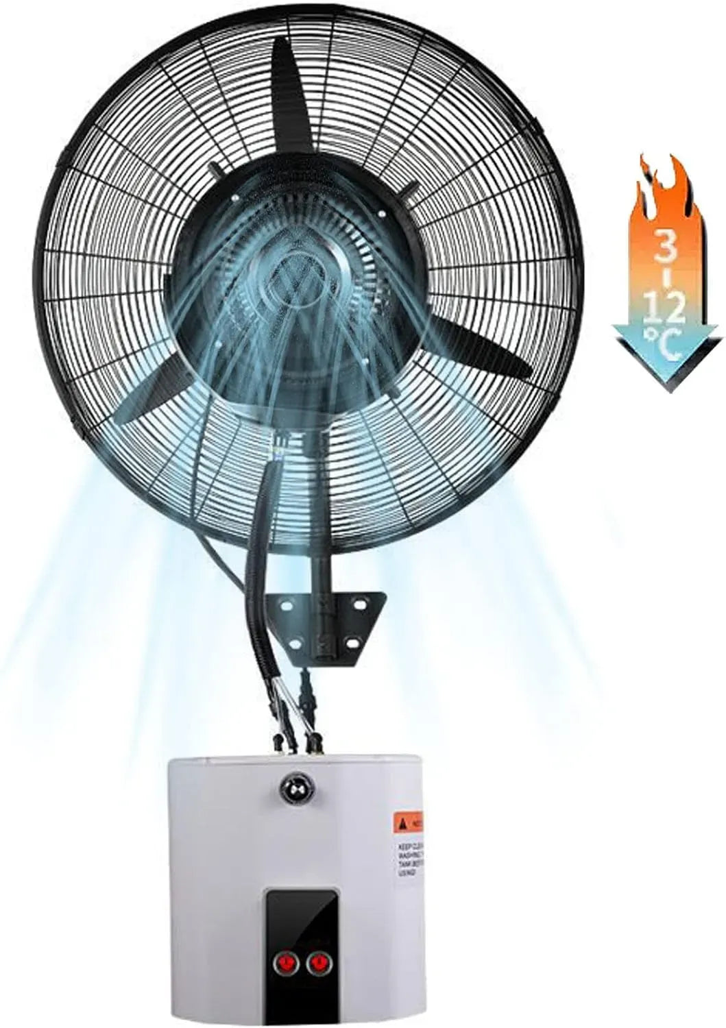 Ventilatore, 31,9 pollici, industriale, 3 velocità
