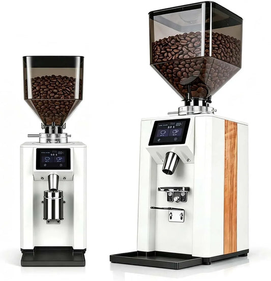 Macinacaffè Espresso Smart dotato di Touchscreen e Dosaggio Singolo/Doppio White