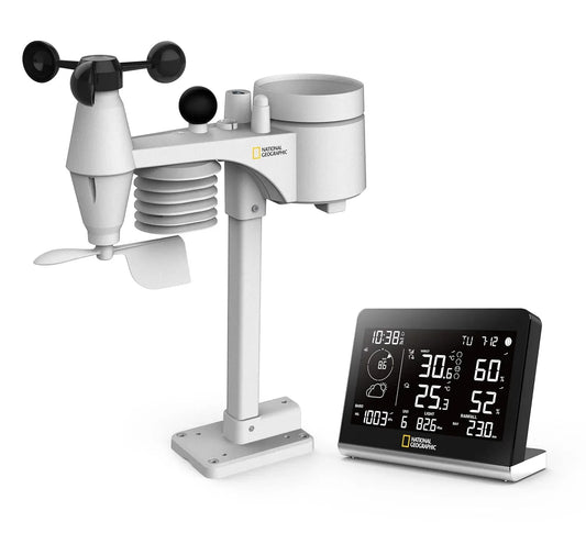 Stazione, sensore, stazione meteorologica wireless, esterno, professionale