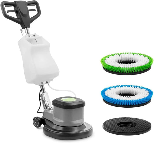 1800PRO Macchina per Pavimenti, Lucidatrice, lucidatrice elettrica, 17 pollici, 5 L, per Pavimenti Lucidatrice a Pavimento, TOPCLEAN