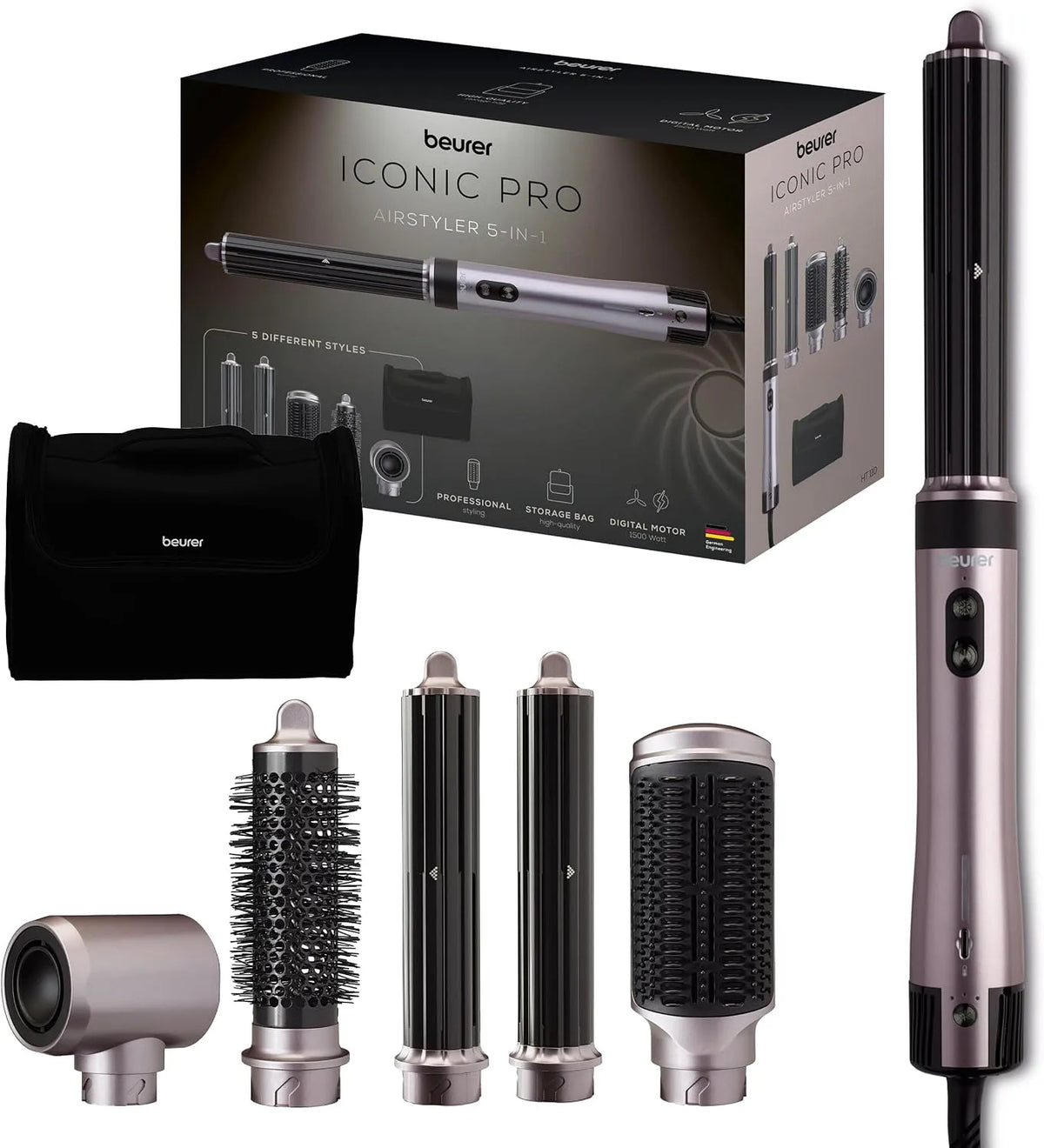 Accessorio per elettrodomestico HT 110, ceramica-tormalina, Beurer Airstyler 5 in 1