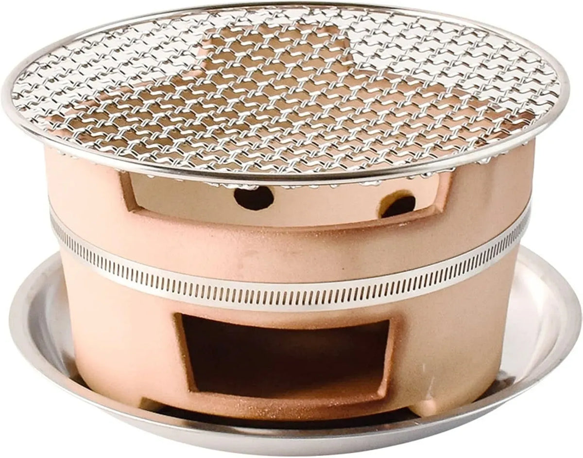 Barbecue, Griglia, Tavolo, tavolo da lavoro per barbecue, portatile, esterno, legno, per Cottura in Terracotta Danic