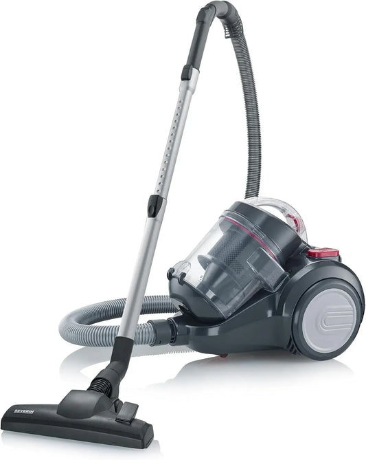 Severin CY 7089 Aspirapolvere, 2,1 L, 800 W, nero, potenza 800 watt e raggio d'azione di 9 m