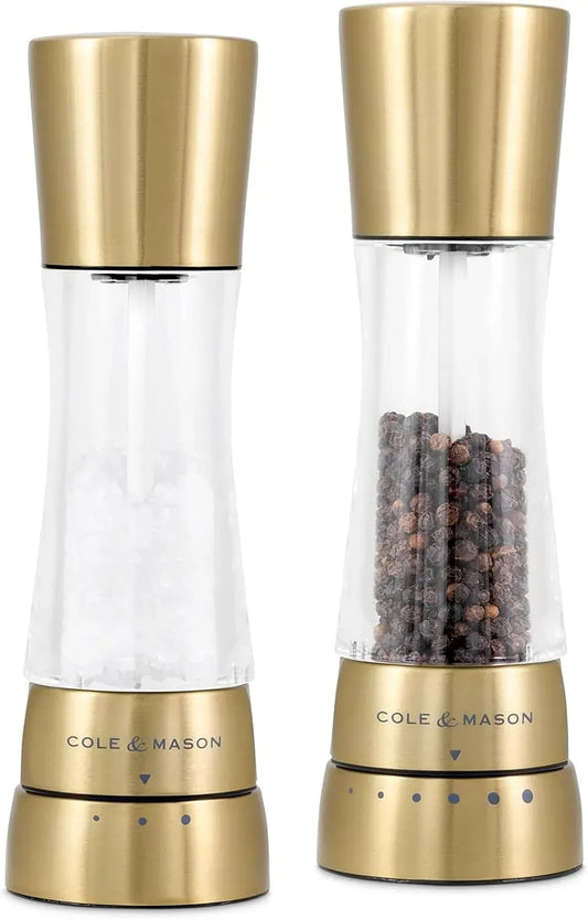 Ceramica Regolabile Macinino, Oro, Cole & Mason Derwent Macina Sale e Pepe