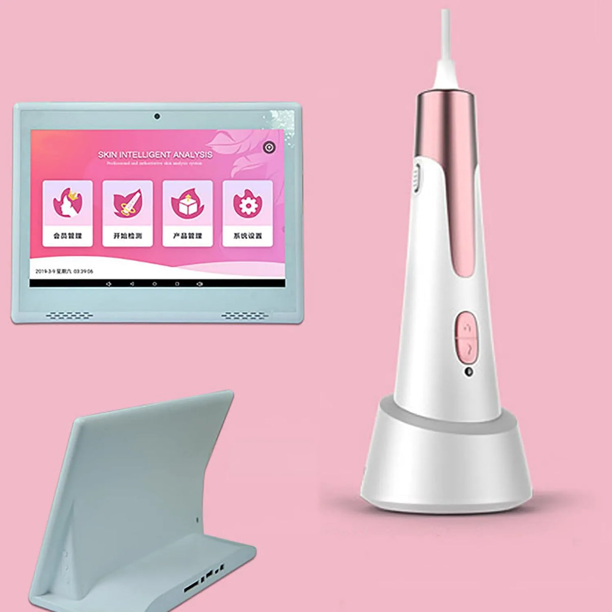 il derma, Tester della pelle USB, per aiuta i medici o i professionisti della bellezza a osservare e analizzare, analizzatore intelligente della pelle