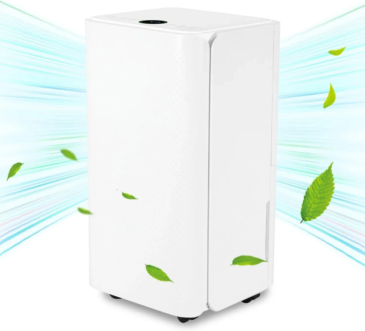 Deumidificatore, 16 L, timer, 2 zone di temperatura, per ambienti circa 160 m³ 60 m², 4 modalità funzionamento, funzione timer e
