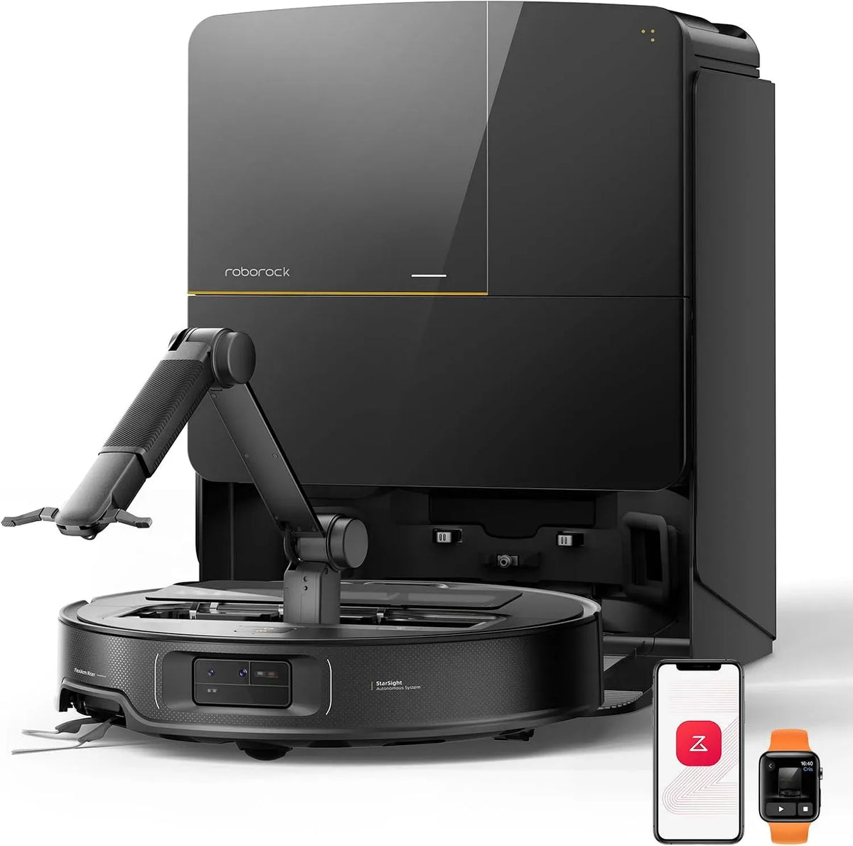 Robot aspirapolvere Z70, aspirapolvere robot, roborock Saros Robot Aspirapolvere con Braccio Meccanico OmniGrip