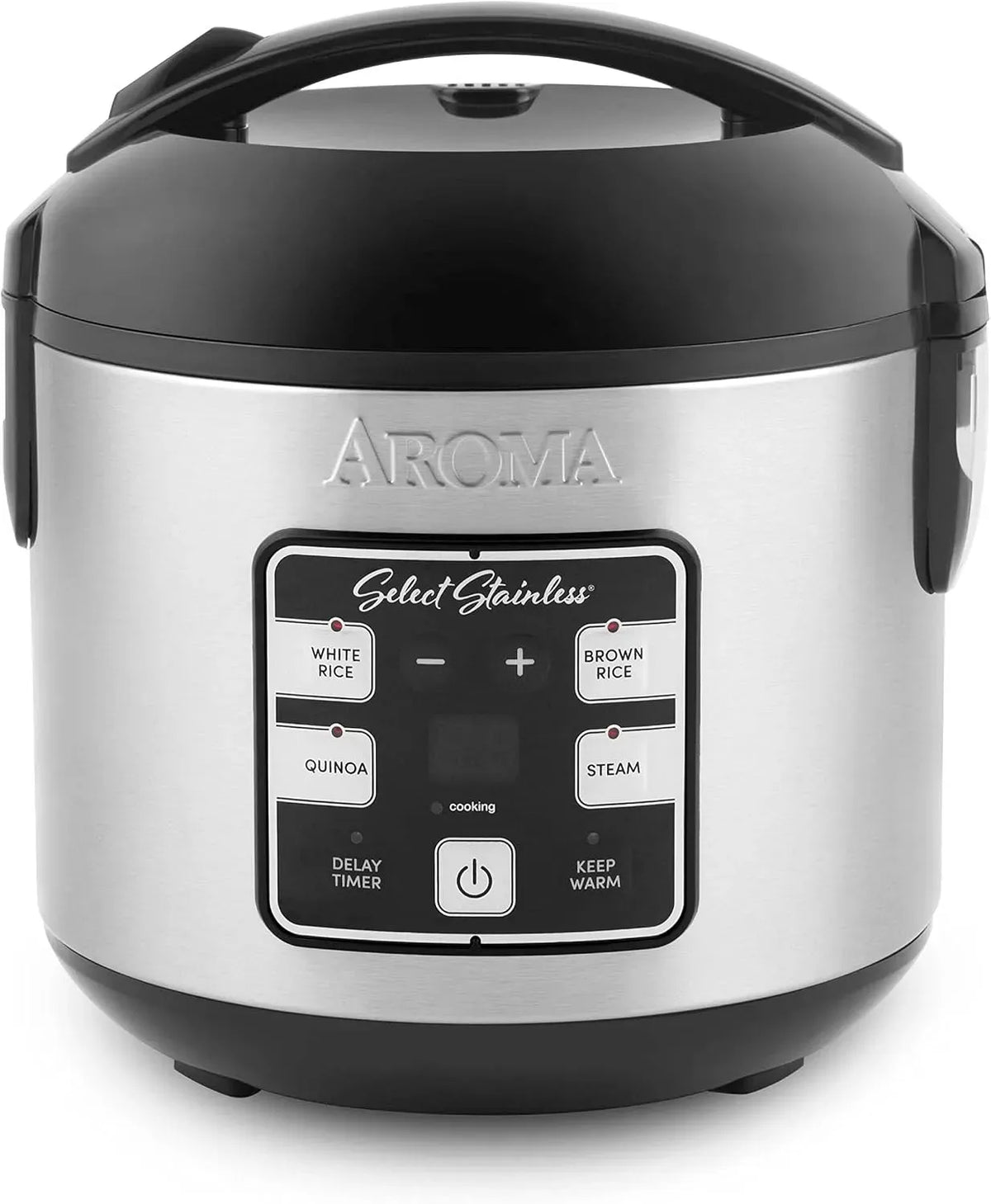 ARC-914SBDS Multicooker, pentola elettrica multifunzione, multicooker elettrico, 4 tazze, acciaio inox, per riso e cereali, Aroma