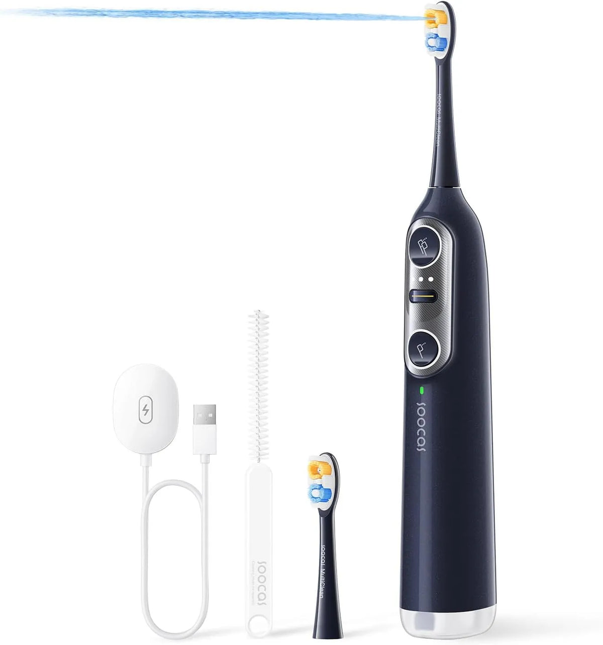 spazzolino elettrico per adulti, Soocas NEOS II, Spazzolino elettrico sonico e filo interdentale, spazzolino da denti filo interdentale