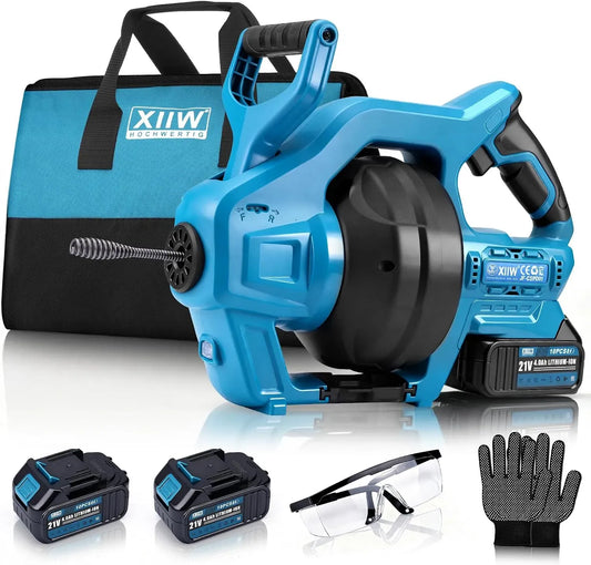 XIIW 20V batterie, 20 V, 7,6 m, per stura lavandini e scarichi