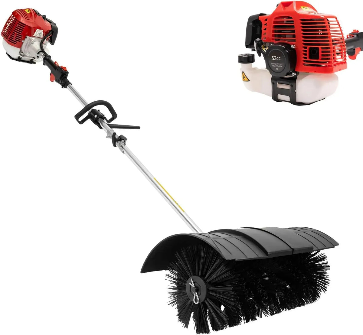 52CC macchina spazzaneve, spazzola, macchina spazzatrice per pavimenti, 56 cm, 1,7 KW, per erba artificiale