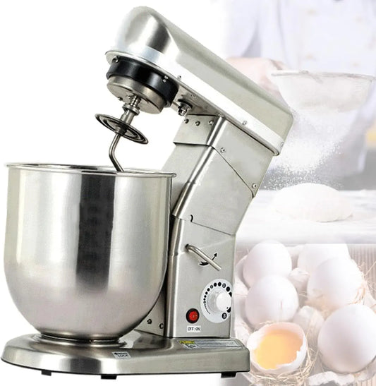 Robot da cucina L/10, 10 L, 3 velocità, acciaio inox, Ciotola in Acciaio Inossidabile da 5 L, Regolabile a 3 velocità
