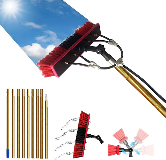 Spazzola, pulitore, per finestre con asta estensibile