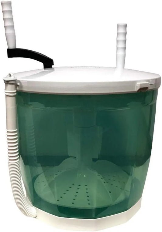 Lavatrice A 2, 2 kg, portatile, verde, lavabiancheria