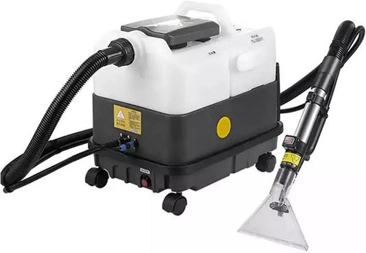 Lavatrice, 9 L, 1500 W, ampio serbatoio, vapore, temperatura 80 gradi, riscaldamento 30 secondi, Aspirapolvere per divani a vapore da 1500 W