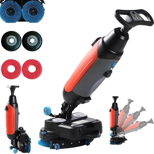 Lavasciuga, 5,5 L, 250 W, 36 V, lavatrice/asciugatrice, ampio serbatoio, professionale, Potenza spazzole 2 x 250 W e Doppio Serbatoio, 8,5 L