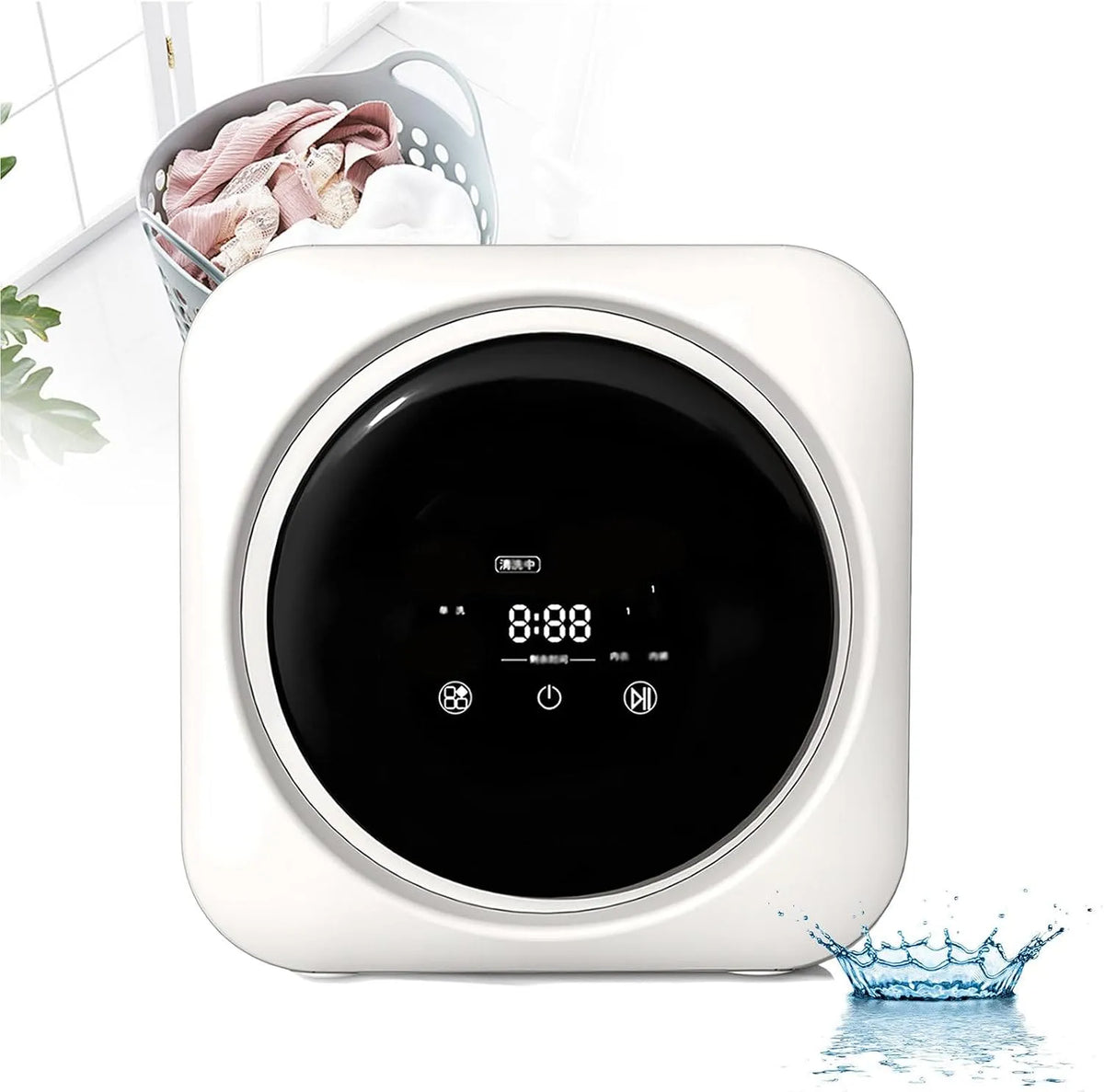 Lavatrice, 3,5 L, portatile, ideale per appartamenti