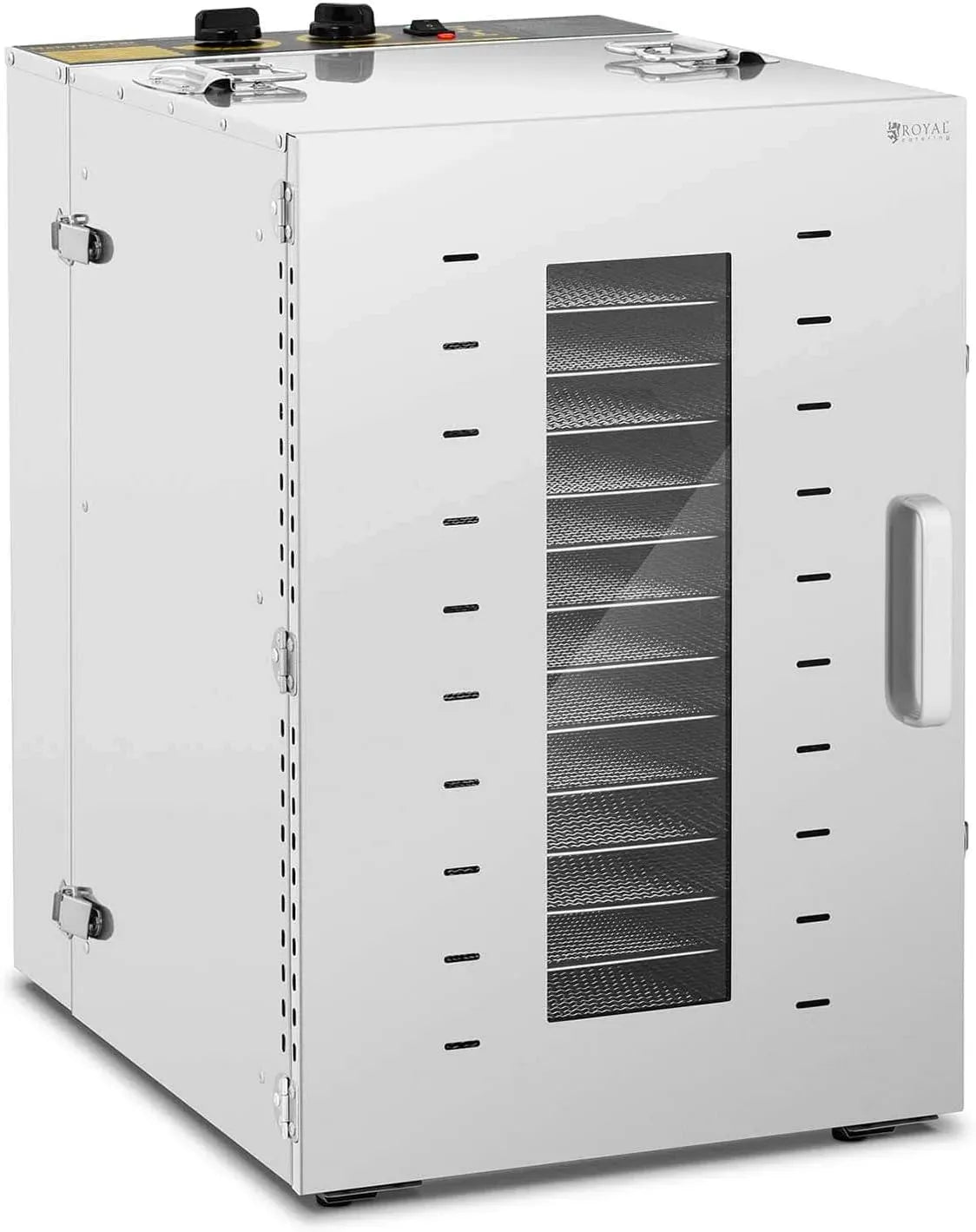 Asciugatrice RCDA-1350/100S, 230 V, professionale, ristorazione, acciaio inox, 16 ripiani, 1.500 W