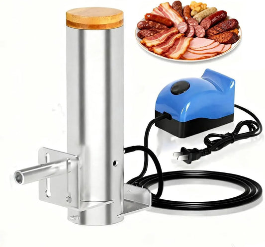 Generatore, barbecue, portatile, per barbecue con uscita di fumo regolabile per affumicar