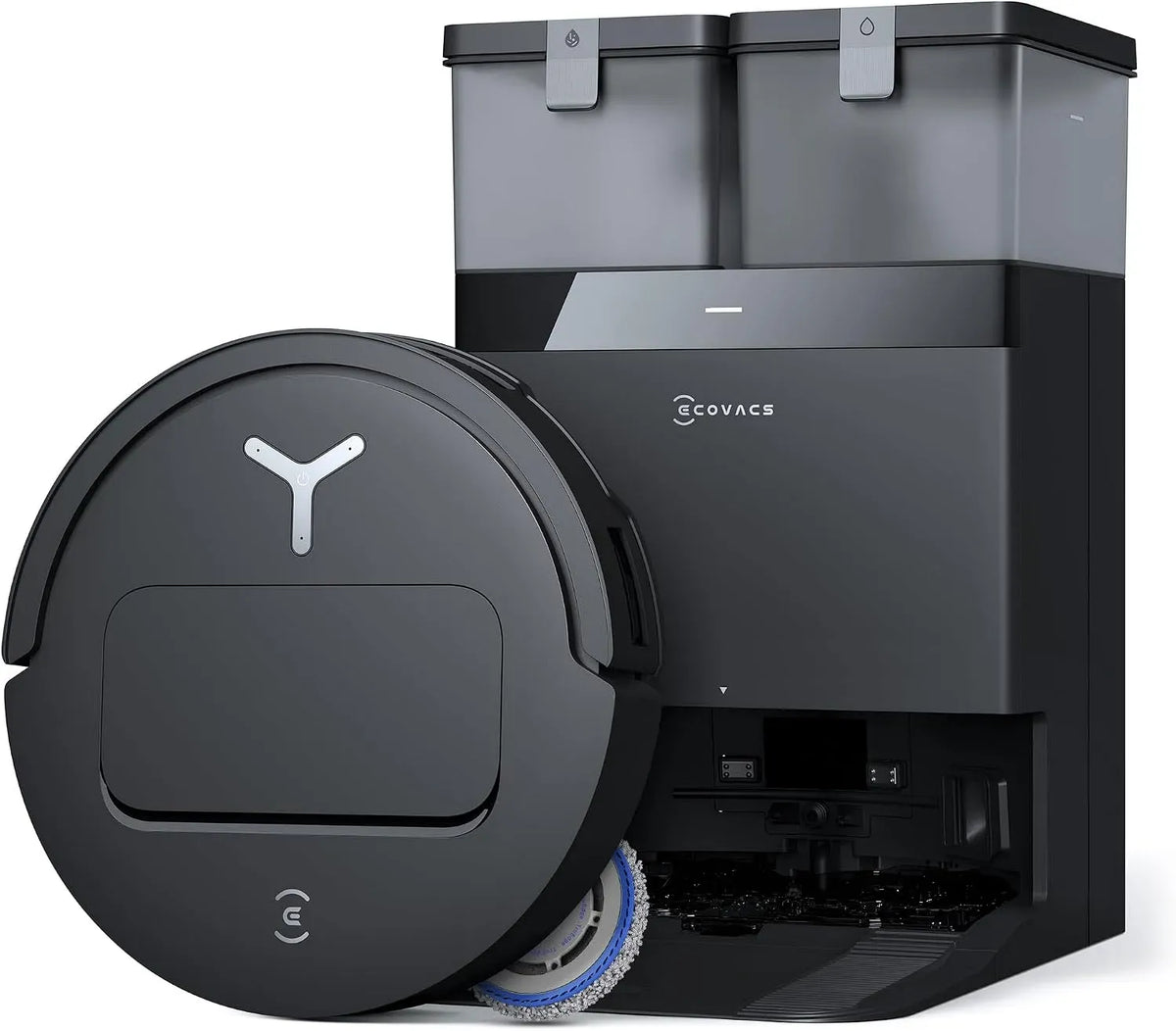 Robot aspirapolvere, ECOVACS DEEBOT AIVI 3D T50, effetto 3D, stretto, 3,2 pollici Ultra-Slim, 000Pa, Aspirazione 15, ZeroTangle 2