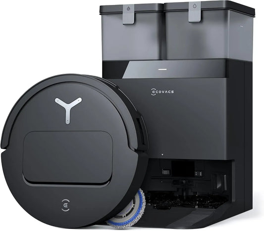 Robot aspirapolvere, ECOVACS DEEBOT AIVI 3D T50, effetto 3D, stretto, 3,2 pollici Ultra-Slim, 000Pa, Aspirazione 15, ZeroTangle 2