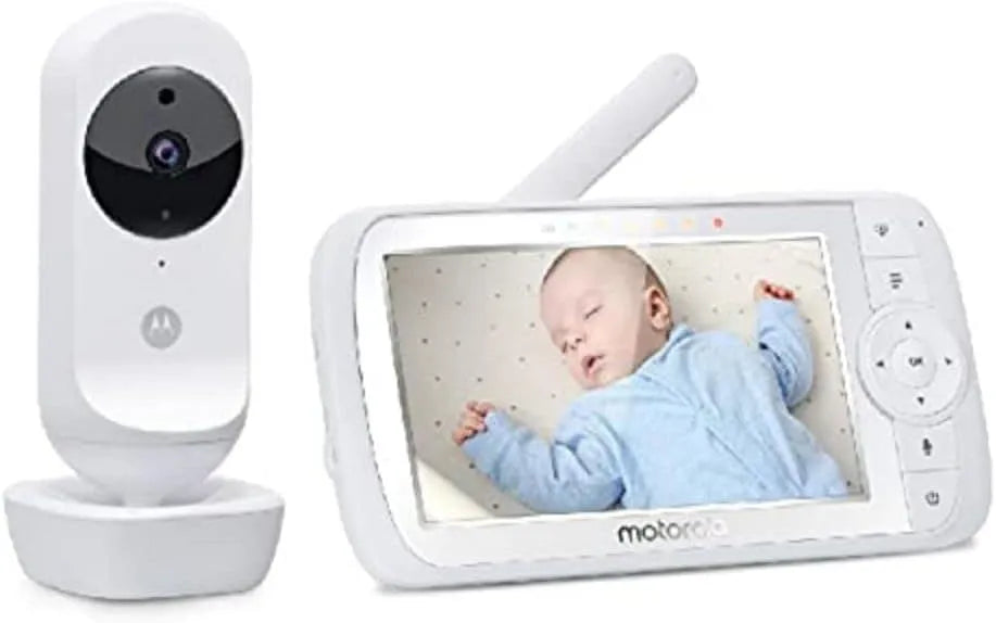 Monitor, Motorola Nursery Ease 35, schermo per PC, monitor video per bambini, Baby Monitor con fotocamera