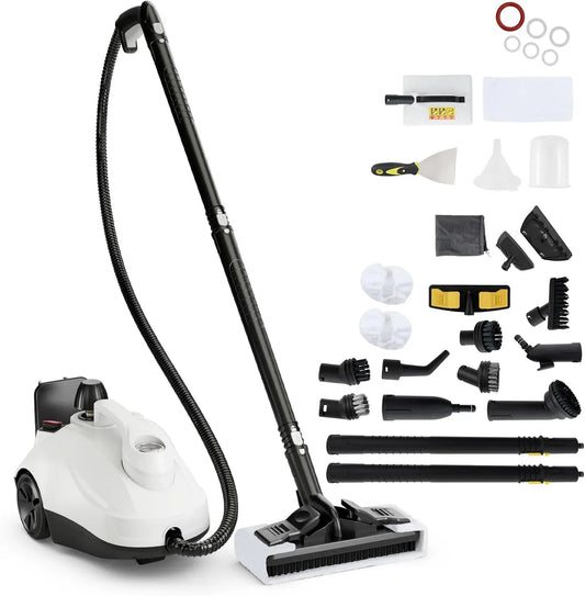 Pulitore a vapore, 1,8 L, 2000 W, SOARS, ampio serbatoio, uso su pavimenti, cucina, auto, finestre e divano, Tempo di Preriscaldamento: 8-10 Min