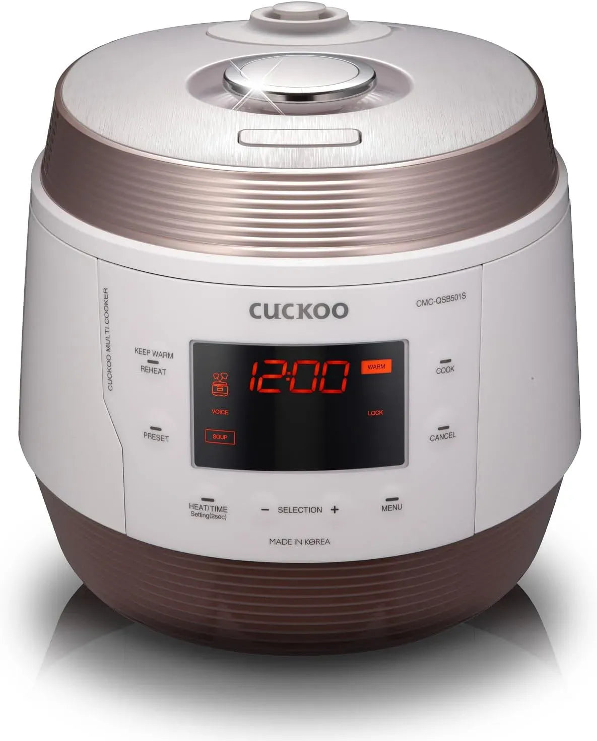CMC-QSB501S Multicooker, pentola elettrica multifunzione, multicooker elettrico, vapore, acciaio inox, CUCKOOO