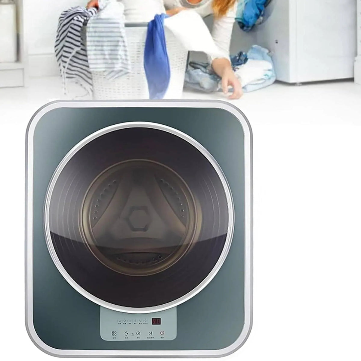 Lavatrice, 3 kg, Lavaggio e Asciugatura con Rullo Intelligente da 3 kg